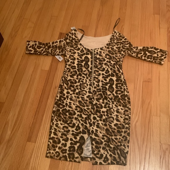 😍 leopard round neck dress - Picture 3 of 3